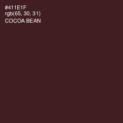 #411E1F - Cocoa Bean Color Image