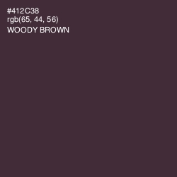 #412C38 - Woody Brown Color Image
