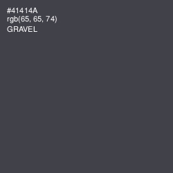 #41414A - Gravel Color Image