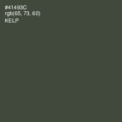 #41493C - Kelp Color Image