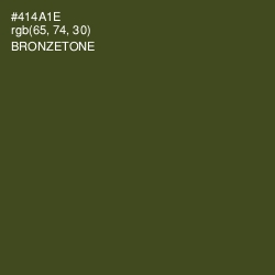 #414A1E - Bronzetone Color Image
