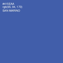 #415EAA - San Marino Color Image