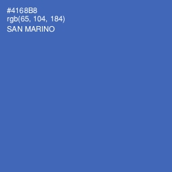 #4168B8 - San Marino Color Image