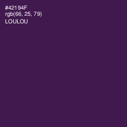 #42194F - Loulou Color Image