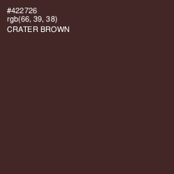 #422726 - Crater Brown Color Image