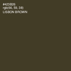 #423B26 - Lisbon Brown Color Image