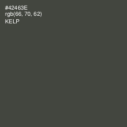 #42463E - Kelp Color Image