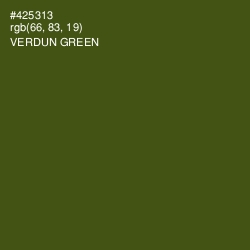 #425313 - Verdun Green Color Image