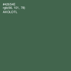 #42654E - Axolotl Color Image
