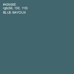 #42666E - Blue Bayoux Color Image