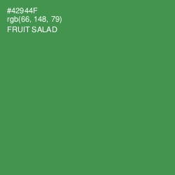 #42944F - Fruit Salad Color Image