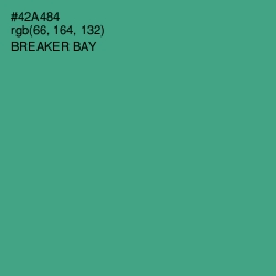 #42A484 - Breaker Bay Color Image