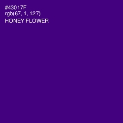 #43017F - Honey Flower Color Image