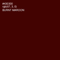 #430300 - Burnt Maroon Color Image