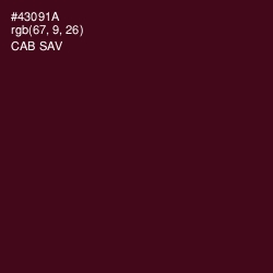 #43091A - Cab Sav Color Image