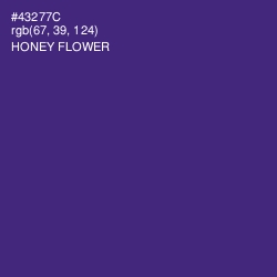 #43277C - Honey Flower Color Image