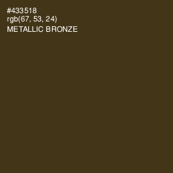 #433518 - Metallic Bronze Color Image