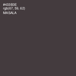 #433B3E - Masala Color Image