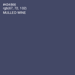 #434866 - Mulled Wine Color Image