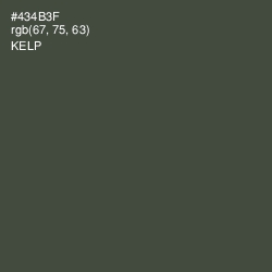 #434B3F - Kelp Color Image