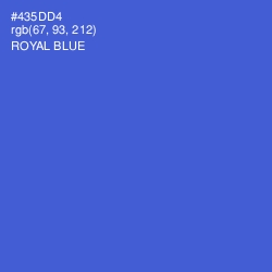 #435DD4 - Royal Blue Color Image