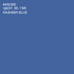 #43639E - Kashmir Blue Color Image