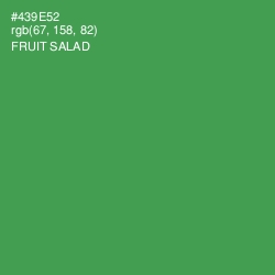 #439E52 - Fruit Salad Color Image