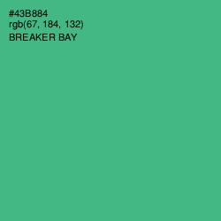 #43B884 - Breaker Bay Color Image