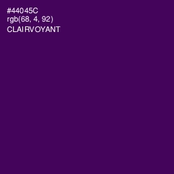 #44045C - Clairvoyant Color Image