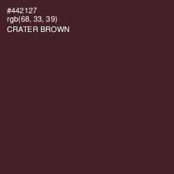 #442127 - Crater Brown Color Image