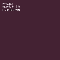 #442233 - Livid Brown Color Image