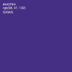 #442F84 - Gigas Color Image