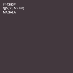 #44383F - Masala Color Image
