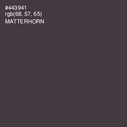 #443941 - Matterhorn Color Image
