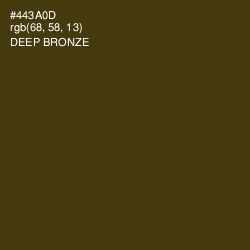 #443A0D - Deep Bronze Color Image