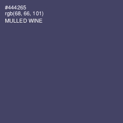 #444265 - Mulled Wine Color Image