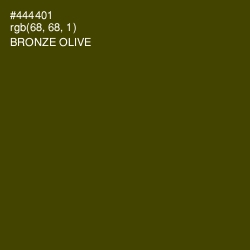 #444401 - Bronze Olive Color Image