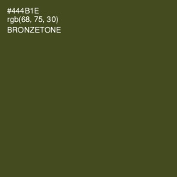 #444B1E - Bronzetone Color Image