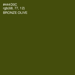 #444D0C - Bronze Olive Color Image