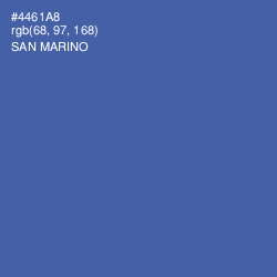 #4461A8 - San Marino Color Image