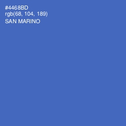 #4468BD - San Marino Color Image