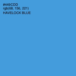 #449CDD - Havelock Blue Color Image