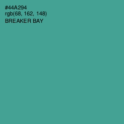 #44A294 - Breaker Bay Color Image