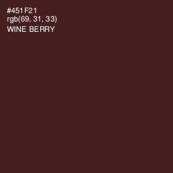 #451F21 - Wine Berry Color Image