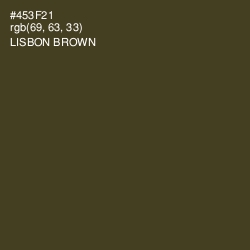 #453F21 - Lisbon Brown Color Image
