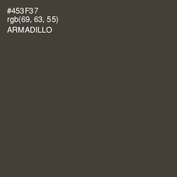 #453F37 - Armadillo Color Image