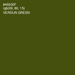 #45500F - Verdun Green Color Image
