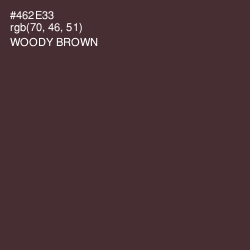 #462E33 - Woody Brown Color Image