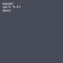#464B57 - Mako Color Image
