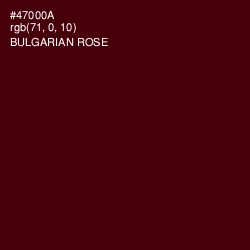 #47000A - Bulgarian Rose Color Image